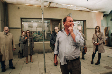 Roy in the set of “The Bus Stop”